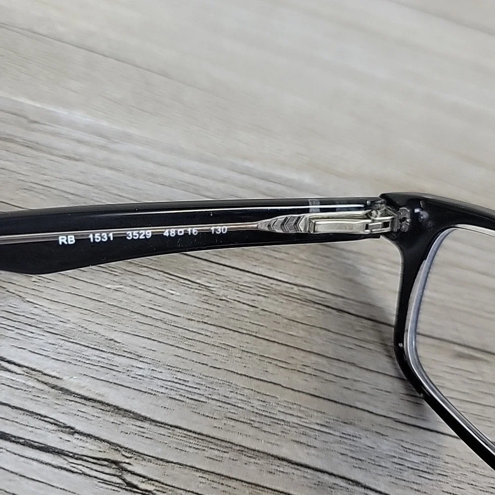 Ray-Ban RB1531 3529 Youth Eyeglasses FRAMES ONLY Black‎ 48-16-130
